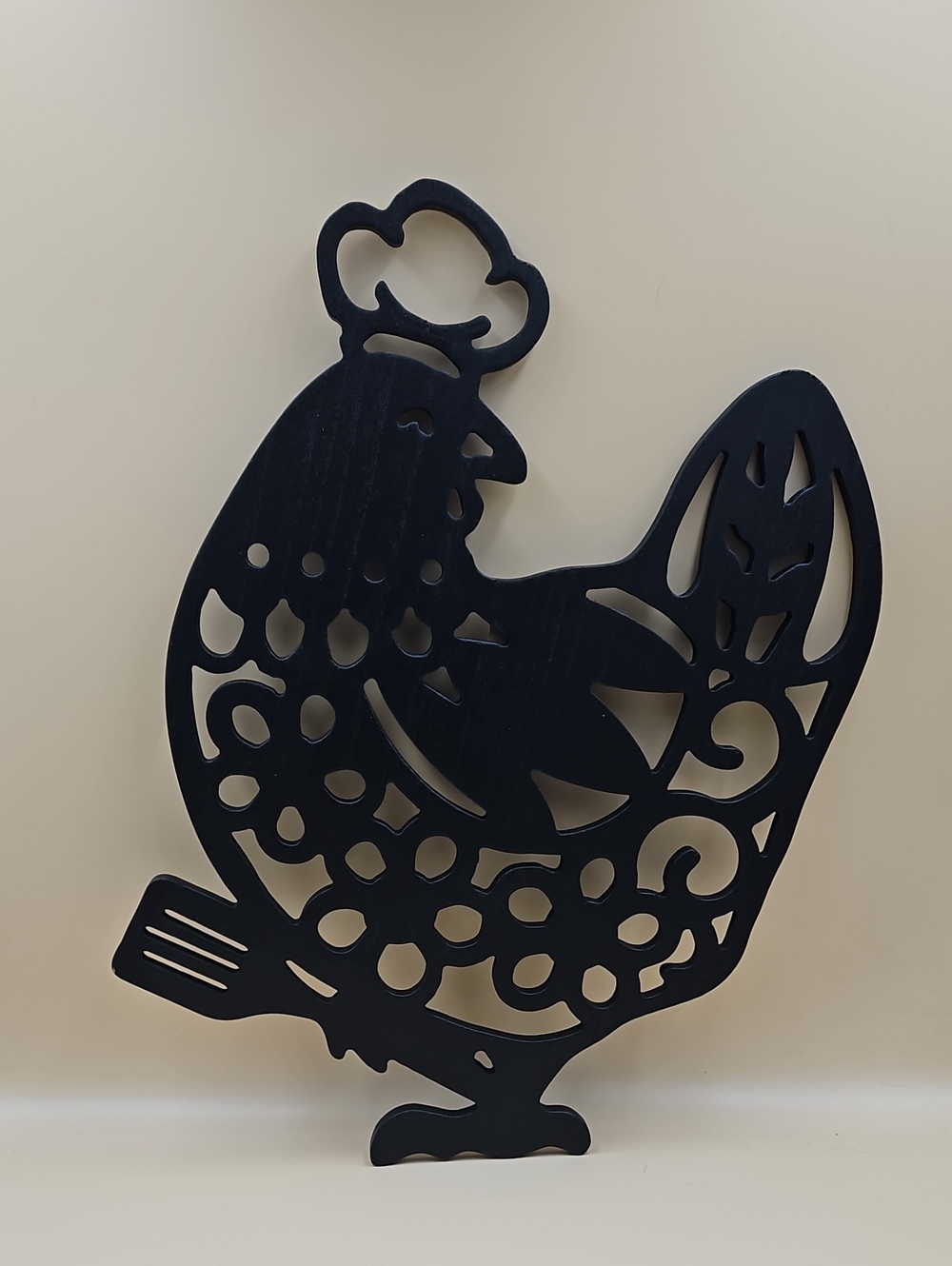 Black Decorative Rooster Wall Art - Home Wall Decor